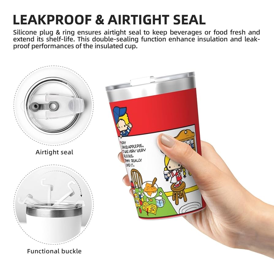 Amazon | パティ&ジミー 12oz 魔法瓶 ステンレスボトル 真空断熱